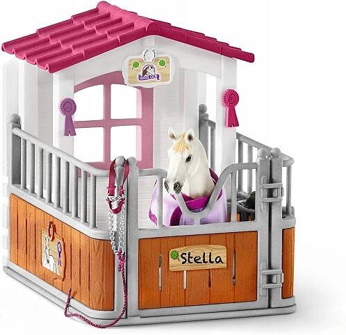 Schleich 42368 Stáj s klisnou Lusitano