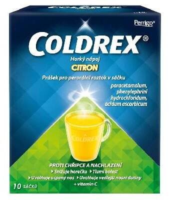 Coldrex Horký nápoj Citron—10 sáčků
