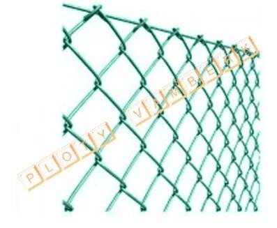 Poplastované pletivo 150 cm zelené 2,5 mm light