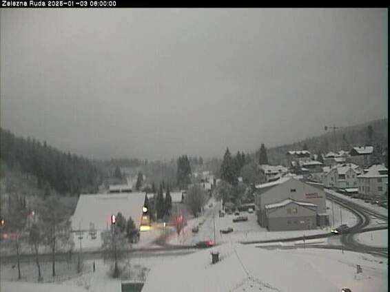 WebCam Archiv: Železná Ruda - pohled na město
