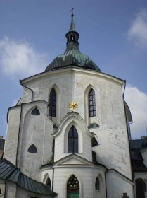Architektonický model kostela Zelená Hora ve Žďáře nad Sázavou