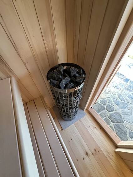 Venkovní finská sauna 185×140 cm, 9kw, wifi – Sauna Brothers