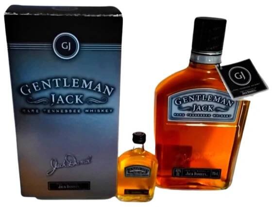 Aukce Jack Daniel's Gentleman Jack 4th Generation 0,7l 40% + miniatura 5cl