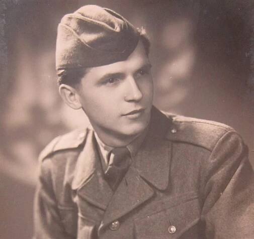 Adolf Kůrka v roce 1948 v československé armádě.
