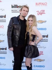Avril Lavigne walked down the aisle a second time with Nickelback frontman Chad Kroeger. Photo: Getty Images