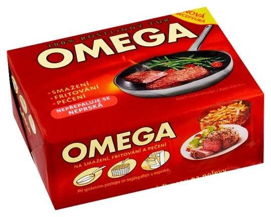 Omega 100% rostlinný tuk 250g - 10 Ks