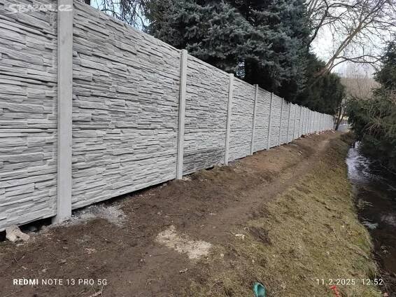 Betonové ploty se slevou až 10% na montáž - Králův Dvůr, Počaply - Bazar