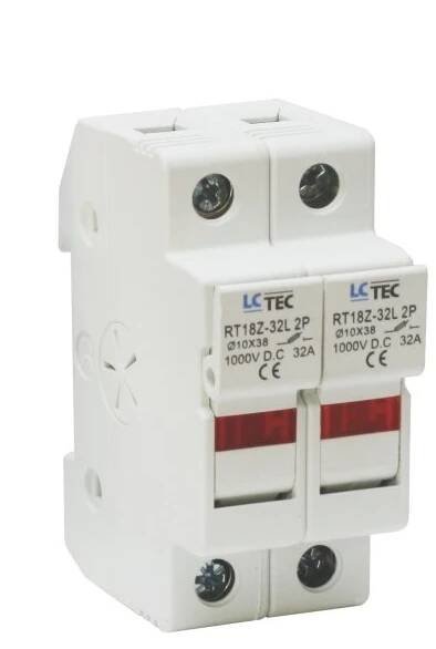 Pojistkový odpojovač RT18Z-32L 2P 1000V DC s indikátorem