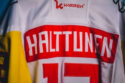 Kasper Halttunen Jokerit U20 21-22 game worn away – Jokerit Game Worn Jerseys