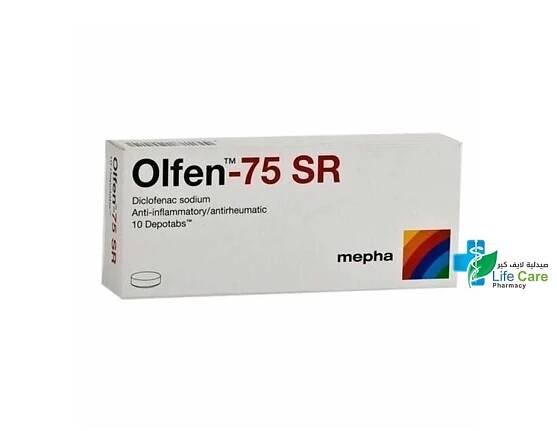 OLFEN 75 MG SR 10 TAB - Life Care Pharmacy