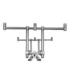 Hrazda pro 4 pruty Delphin na stojan RPX4/TPX3 Silver 2ks