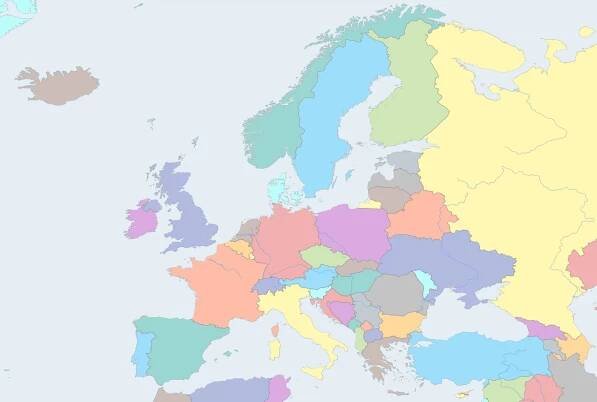 Mapa světa Státy online 2025: Atlas států Zeměpisná