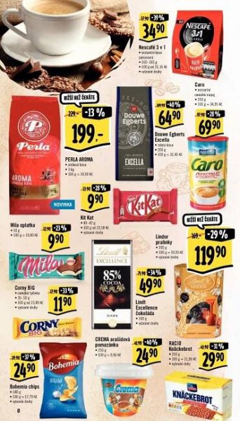 Zrnková káva Aroma AH Perla v akci Albert od 10.6.2020