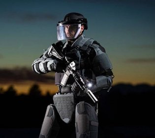 Are these RoboCop-like uniforms the police attire of the future?