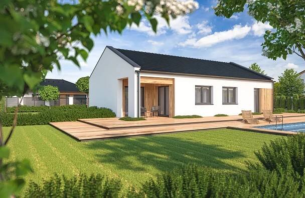Dům 456 Bungalov 4kk, dřevostavba