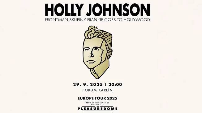 Holly Johnson, proslavený filmem Bony a klid, v Praze. Přednostní nákup vstupenek