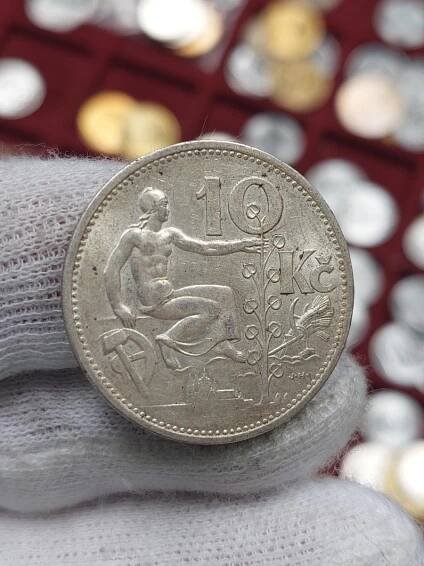 10 kč / Koruna 1931 AG • První Republika - Numismatika