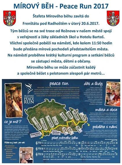 MÍROVÝ BĚH - Peace Run 2017: TIC Frenštát pod Radhoštěm