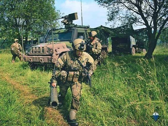 Výsadkáři dřou na cvičení v Doupově. Také vojenská policie