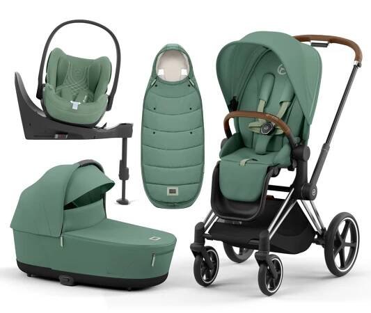 CYBEX PRIAM 4.0 2024 SADA WINTER 6V1 CHROME BROWN PODVOZEK + POTAH SEZENÍ + KORBA LUX + CLOUD T PLUS + BASE T + FUSAK DO KOČÁRKU - KOMBINACE S PŘÍSLUŠENSTVÍM - KOČÁRKY A PŘÍSLUŠENSTVÍ