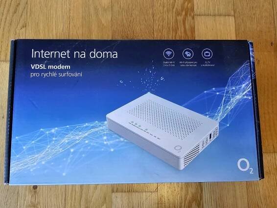 Modem ZTE H267A, pro technologii VDSL, O2 Internet - Komponenty pro PC