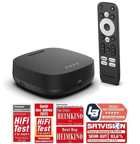 Thomson Google TV Streaming Box Plus 270 (4K)