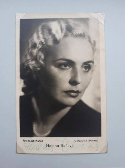autogram Helena Bušová