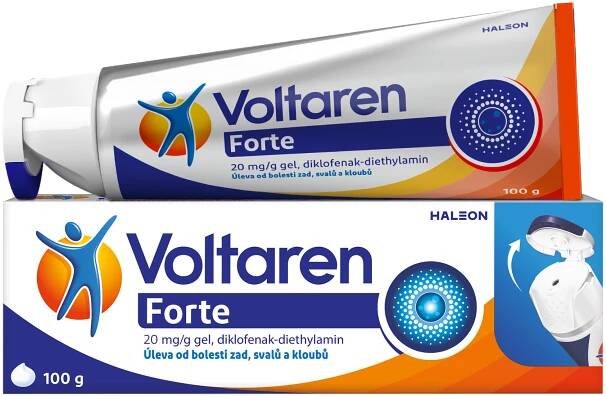 Fotografie Voltaren Forte 20 mg/g gel proti bolesti 100 g
