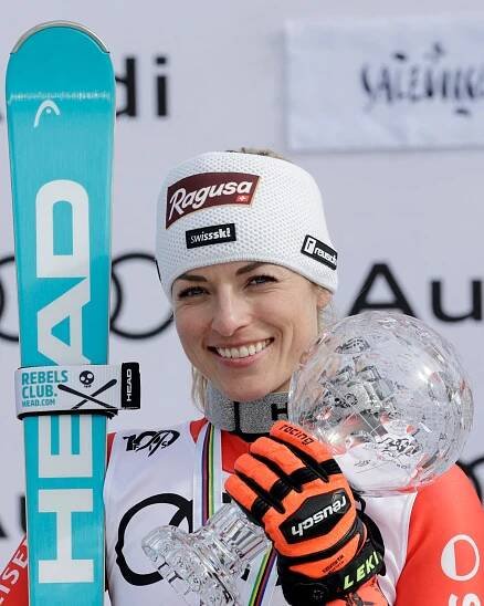 Switzerland's Gut-Behrami wins overall and GS World Cup globes