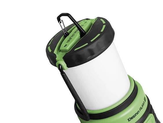 DELPHIN - Kempingová lampa Aura UC 8,5 W