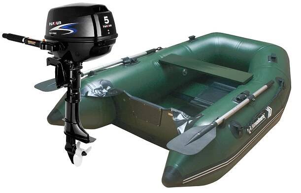 Komplet Jolly MW260 zelený a Parsun F5BMS | marine.cz 