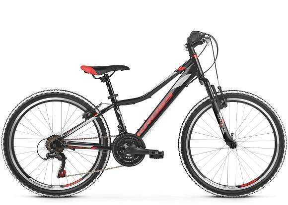 KROSS Hexagon JR 1.0 black/red/silver