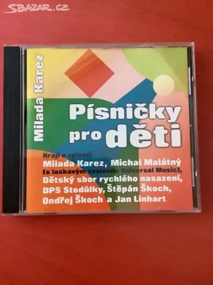 CD -Milada Karez - Písničky pro děti - Praha - Bazar