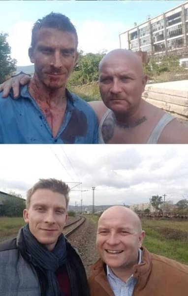 S kamarátom Jurajom Bačom si zahrali vo filme...