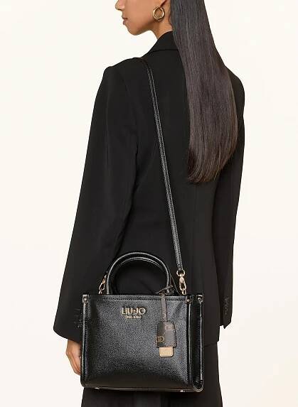 LIU JO KABELKA SATCHEL SMALL: ČERNÁ