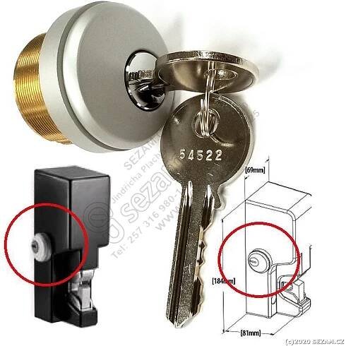 SEZAM.CZ s.r.o. - ELEKTRICKÉ ZÁMKY: SECURITRON GMC - Vložka pro GL1M Elektromechanický zámek
