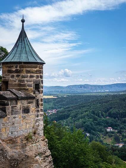Königstein, Hrad, Pevnost, Zámek