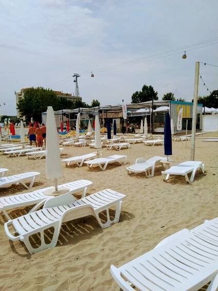 Pláž a kolonáda Mamaia – Dovolená v Rumunsku s CK KM