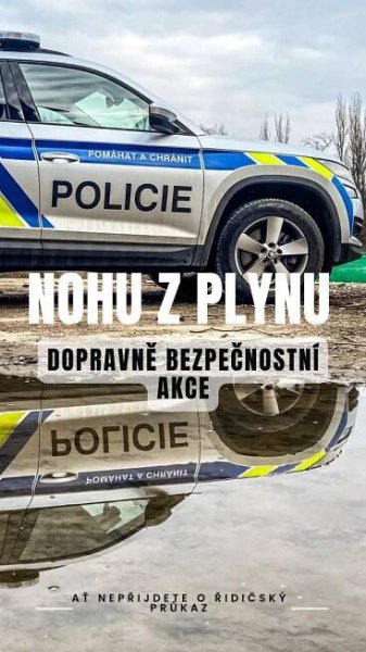 Policie bude mít o víkendu akci – Zaměříme se na rychlost