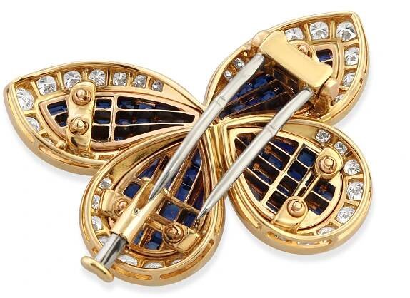 Van Cleef & Arpels | Sapphire Mystery Set Butterfly Brooch