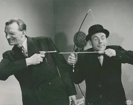Gustaf Lövås, Nils Poppe - Tre skojiga skojare - Z filmu