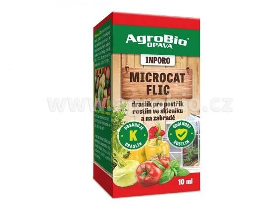 Postřik na zavíječe zimostrázové, pilatky, molice a další hmyz INPORO Microcat Flic – 30 ml