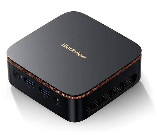 Blackview Herní stolní počítač MP20 s Windows 11 Pro, Intel Twin Lake N150, DDR4 2666MHz, 16GB, 512GB SSD