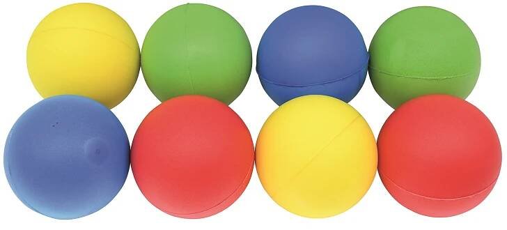 REYDON SPORTS Uncoated Foam Ball (Pack of 8) - Schools & PE Activities
