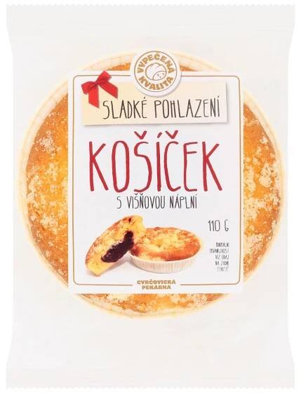 Cvrčovická pekárna Košíček s višňovou náplní 110 g