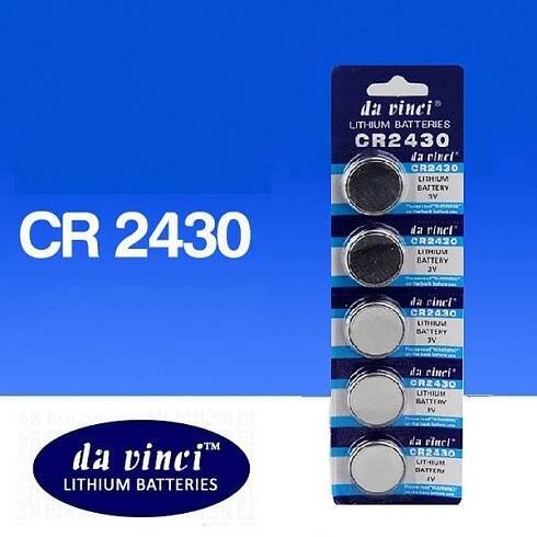 Baterie CR2430 lithiová 3V 5ks - Elektro