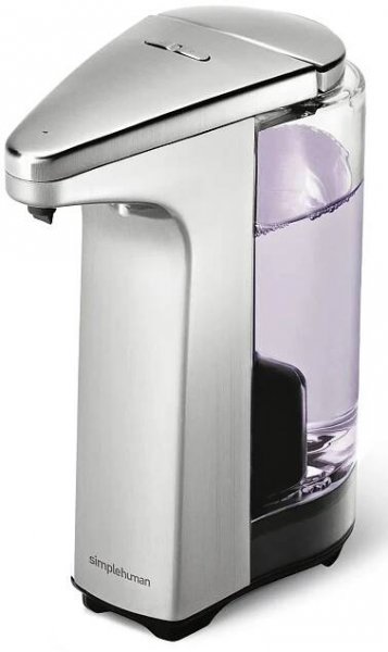 Simplehuman Bezdotykový dávkovač mýdla 237 ml matný nikl