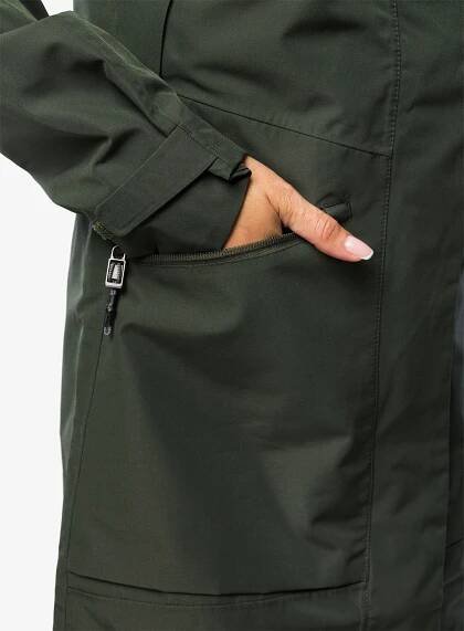 Dámský kabát Didriksons Ilma Parka - deep green