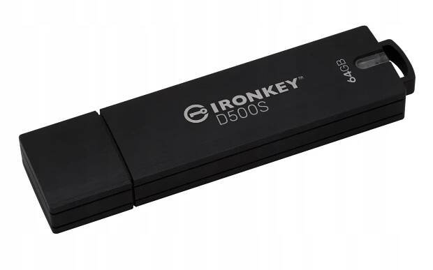 Kingston IronKey D500S hardwarově šifrovaný USB flash disk 64 GB FIPS 140-3 Kapacita 64 GB