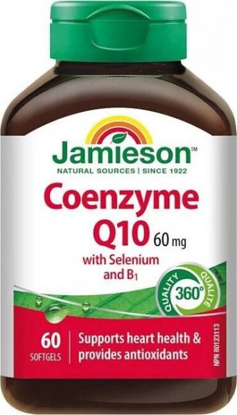 Jamieson Koenzym Q10 + selen + B1 60 cps.